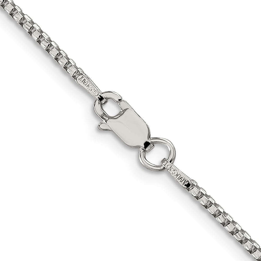 Sterling Silver 1.75mm Diamond-cut Round Box Chain 26 Inches