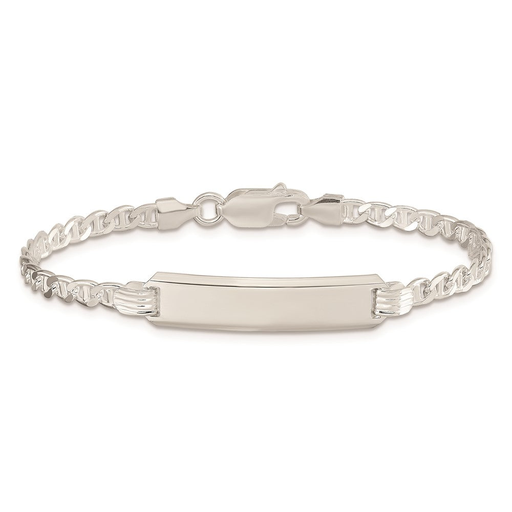 Sterling Silver Children's ID Bracelet 6 inches