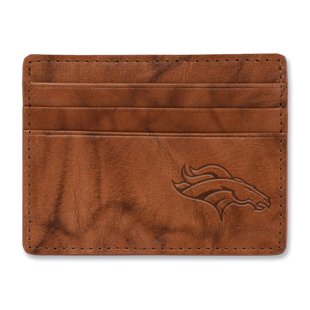 NFL Rico Industries Denver Broncos  Leather Credit Cart Wallet