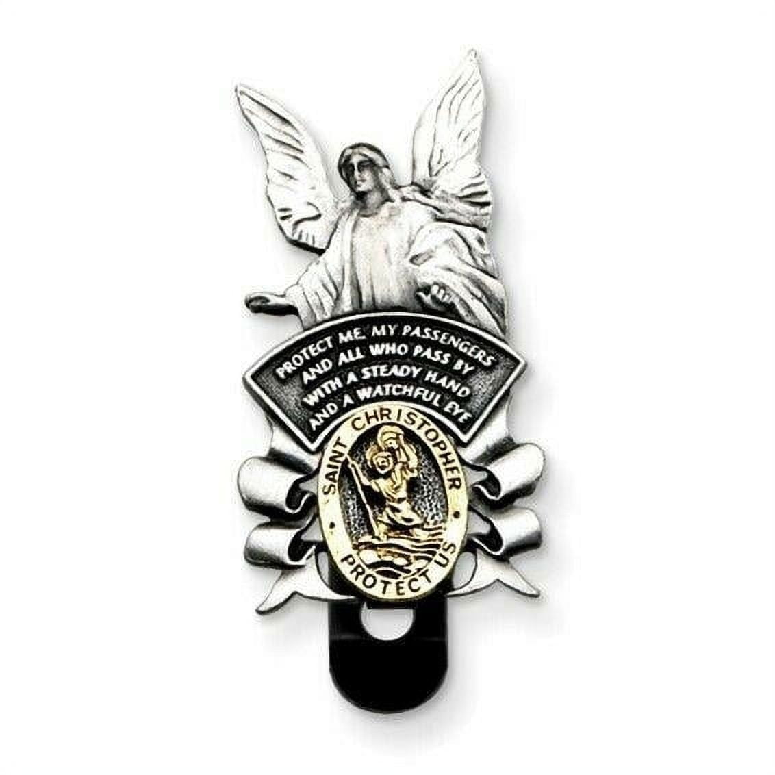 St Christopher/Guardian Angel Sun-Visor Clip
