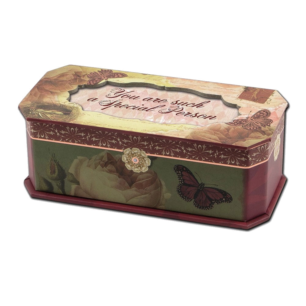 Vintage Rose Petite Special Person Musical Jewelry Box - Perfect Friendship Gift