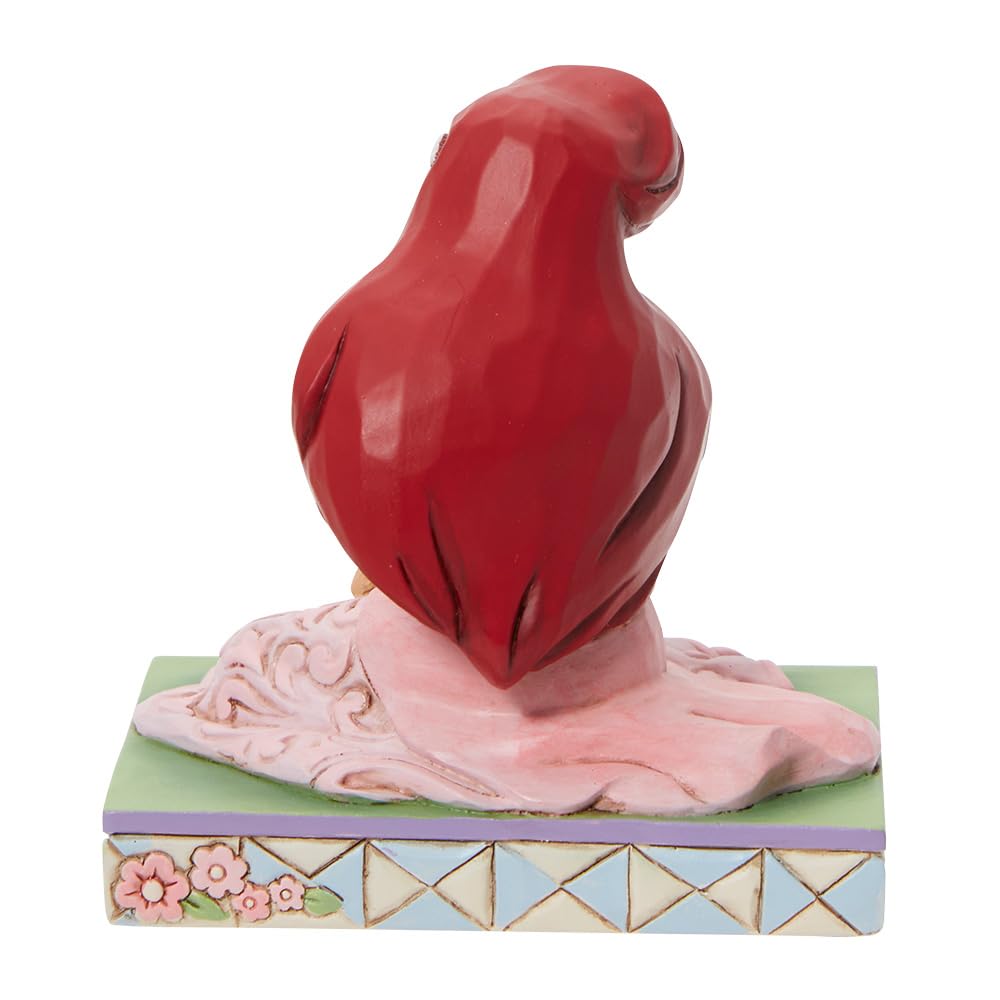 Jim Shore Confident & Curious - One Figurine 3.5 Inch, Resin - Ariel Personality Pose Disney 6013073