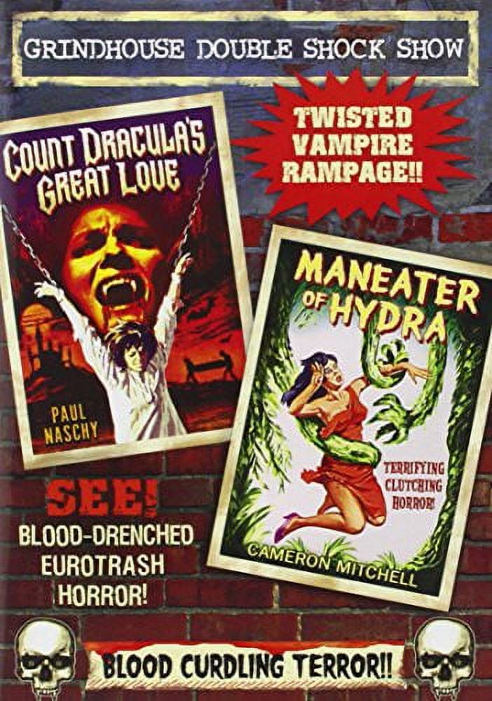 Grindhouse Double Feature: Count Draculas Great Love / Maneater of Hydra (DVD), Alpha Video, Horror