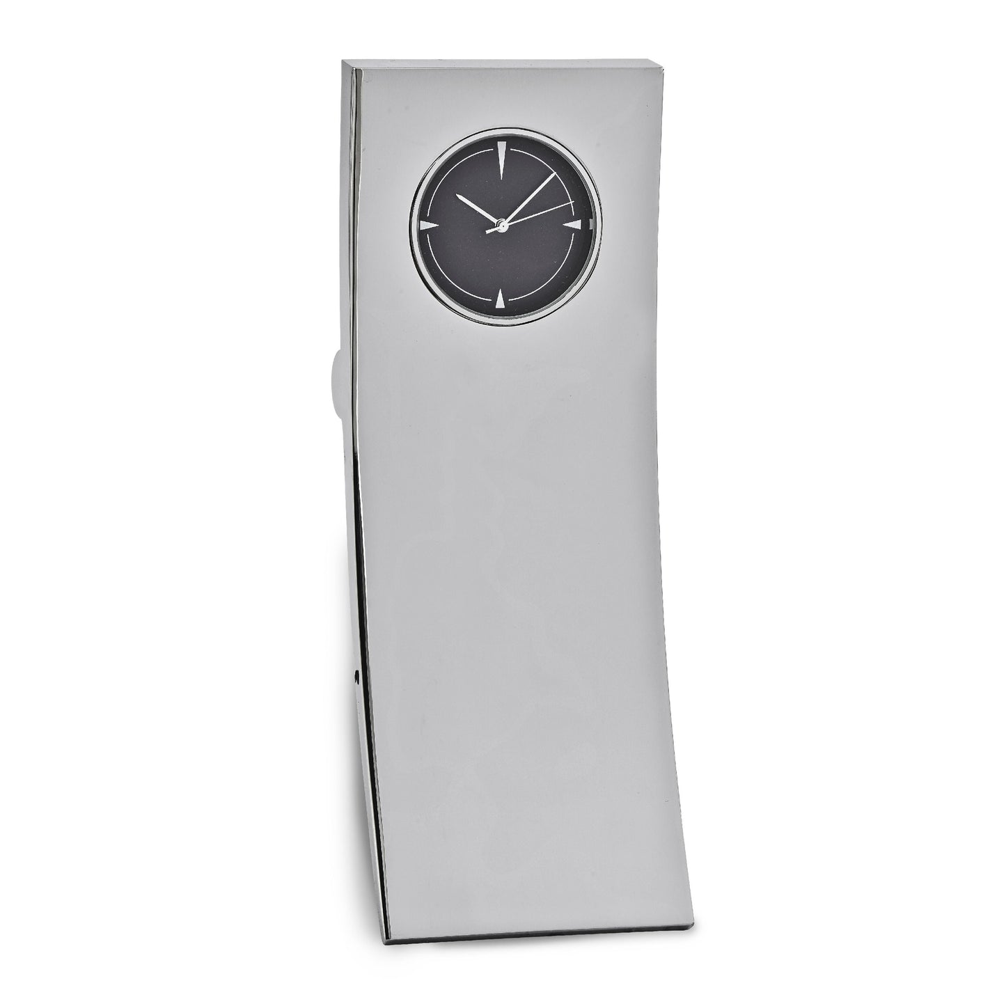Silver-tone Rectangle Desk Clock GM16874