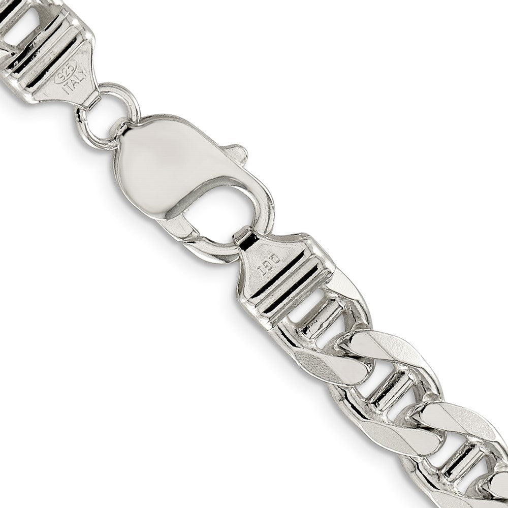 Sterling Silver 8.75mm Figaro Anchor Chain 26 Inches