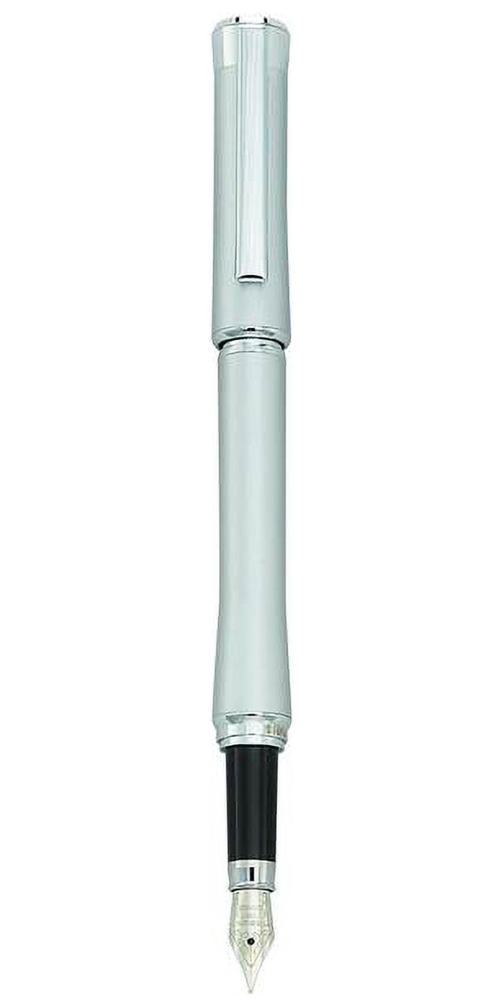 Charles Hubert Brushed Silver-tone Fountain Pen QGM9175