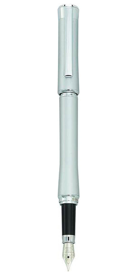 Charles Hubert Brushed Silver-tone Fountain Pen QGM9175