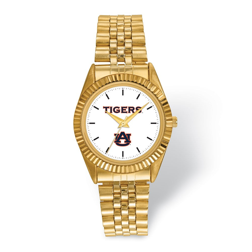 LogoArt Auburn University Pro Gold-tone Gents Quartz Watch QAU166