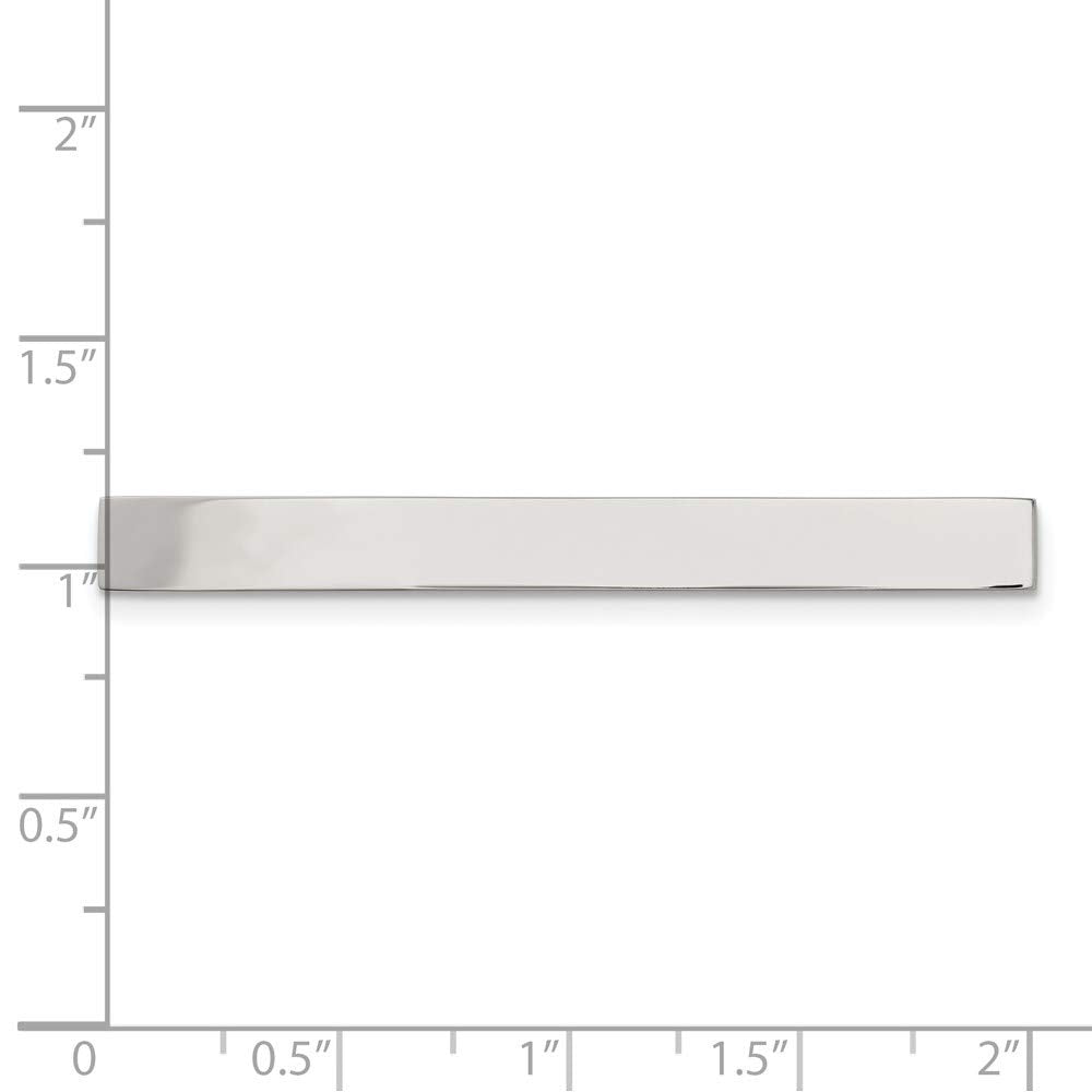 Chisel Stainless Steel Tie Clip