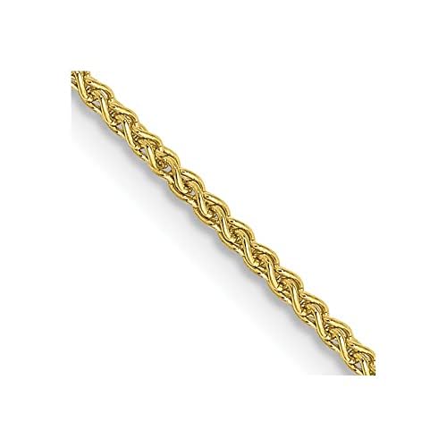 10k 1.25mm Spiga Chain Anklet