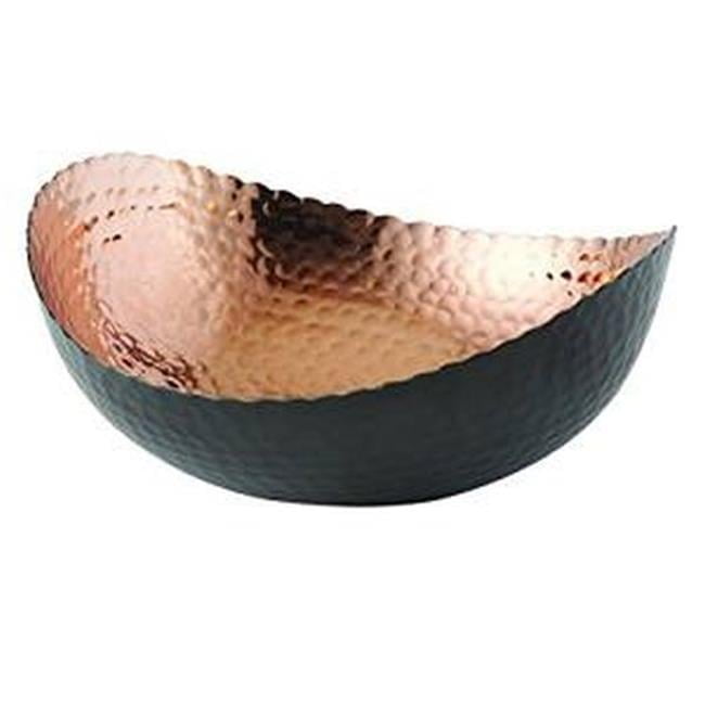 Leeber 72072 8.25 x 7.5 in. Eclipse Bowl, Black & Copper