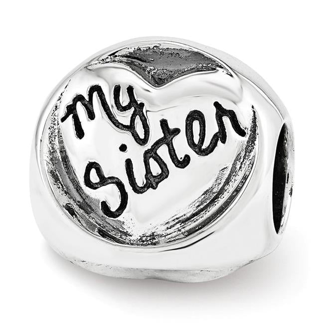 Sterling Silver Reflections My Sister My Friend Trilogy Bead