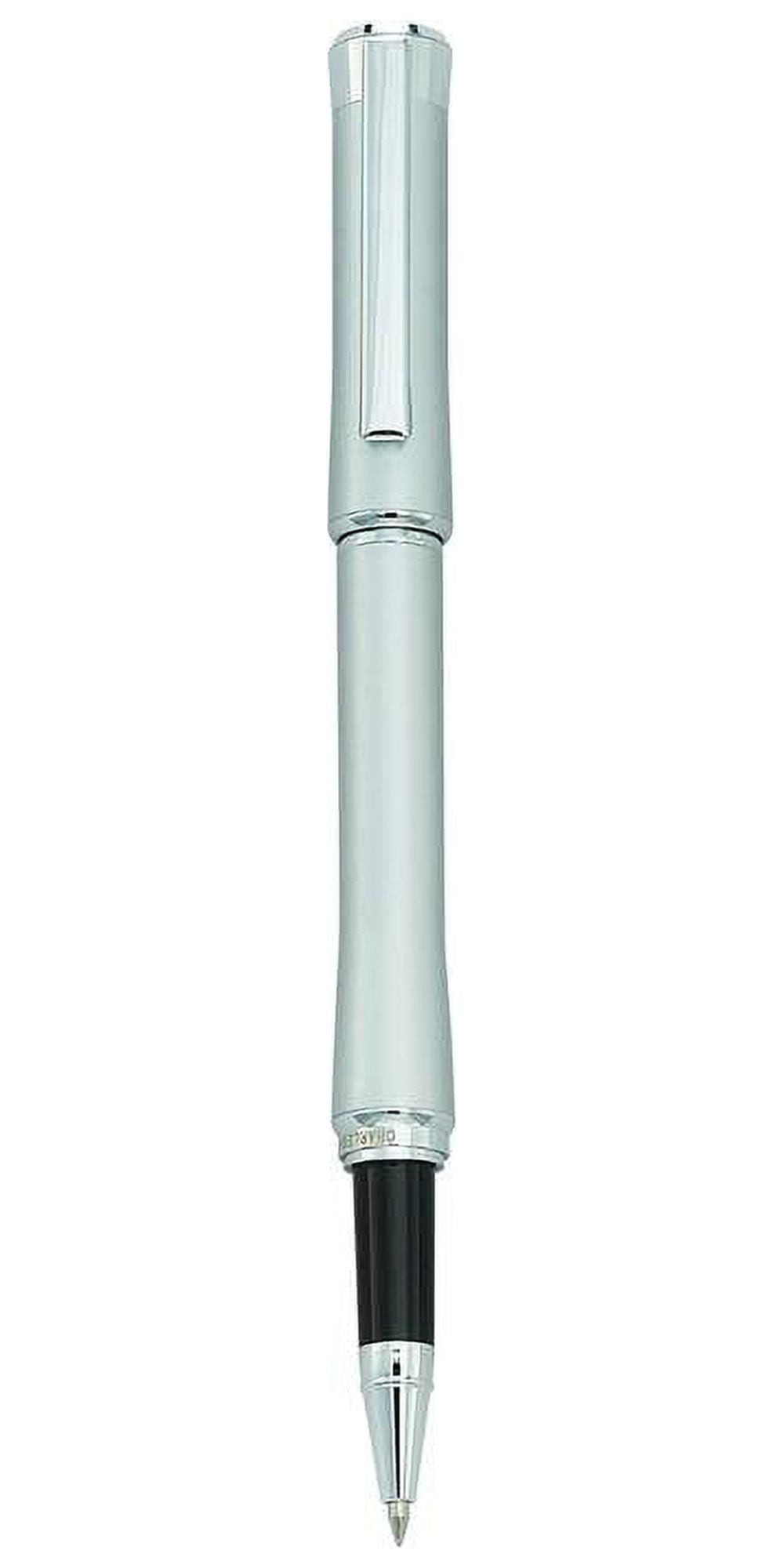Charles Hubert Brushed Silver-tone Roller Ball Pen GM9174