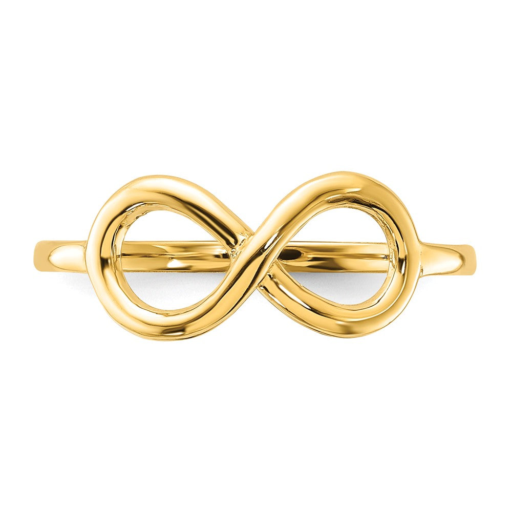 14k Polished Infinity Ring Size 7