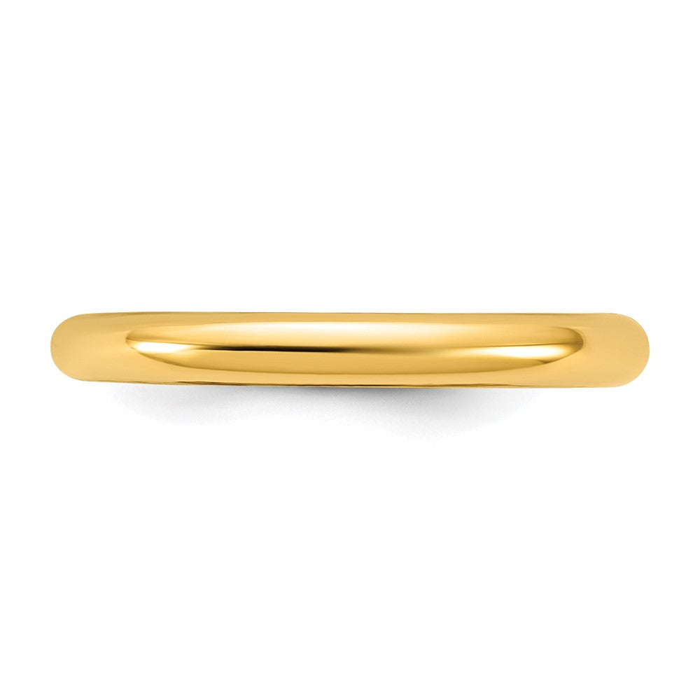 10k  2mm Half-Round Band Size 3 Baby / Children's Ring