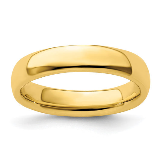 Sterling Silver Stackable Expressions Gold-plated Polished Ring Size -8