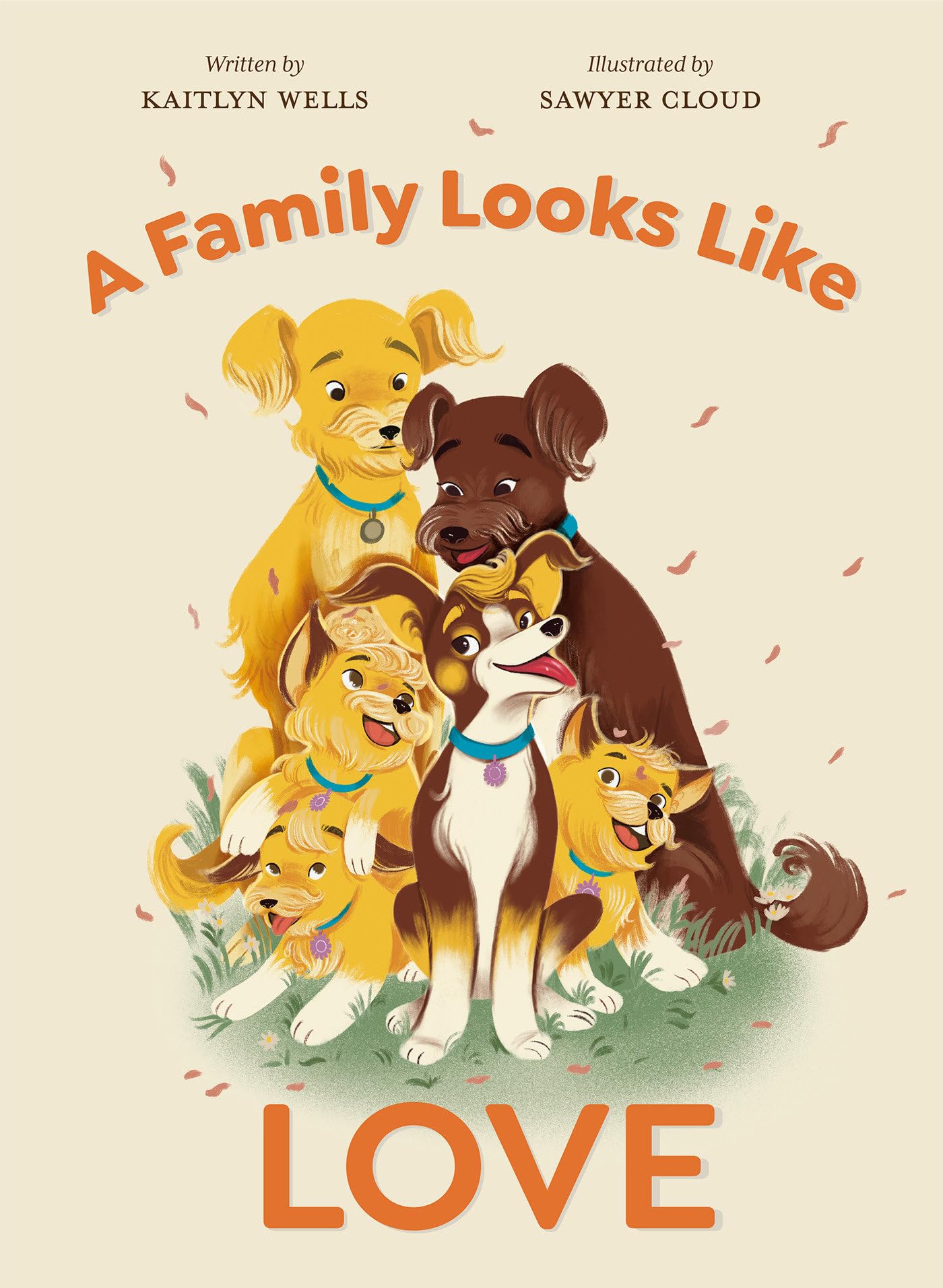 A Family Looks Like Love [Hardcover] Wells, Kaitlyn and Cloud, Sawyer