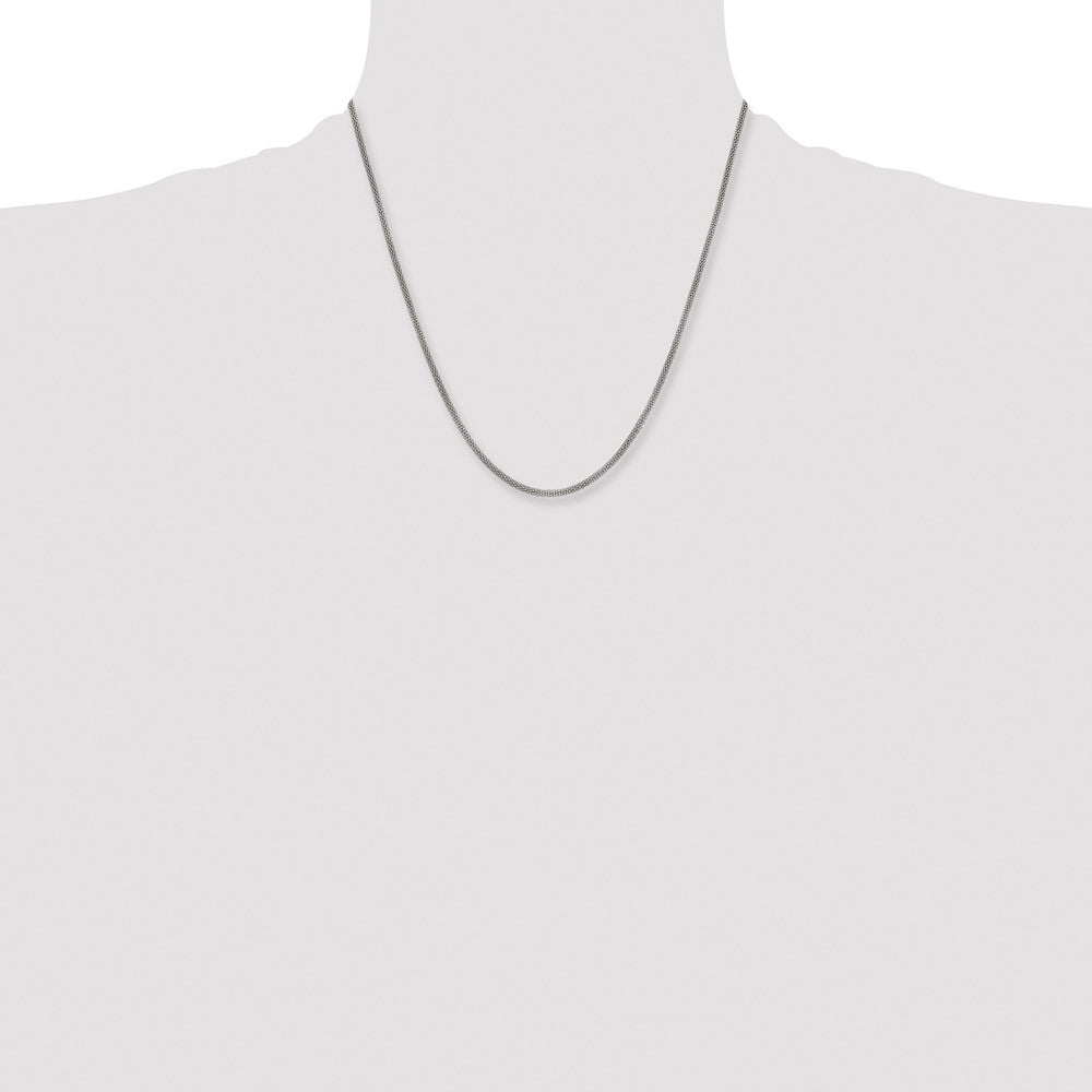 Stainless Steel Polished 2.5mm 20in Bismark Chain