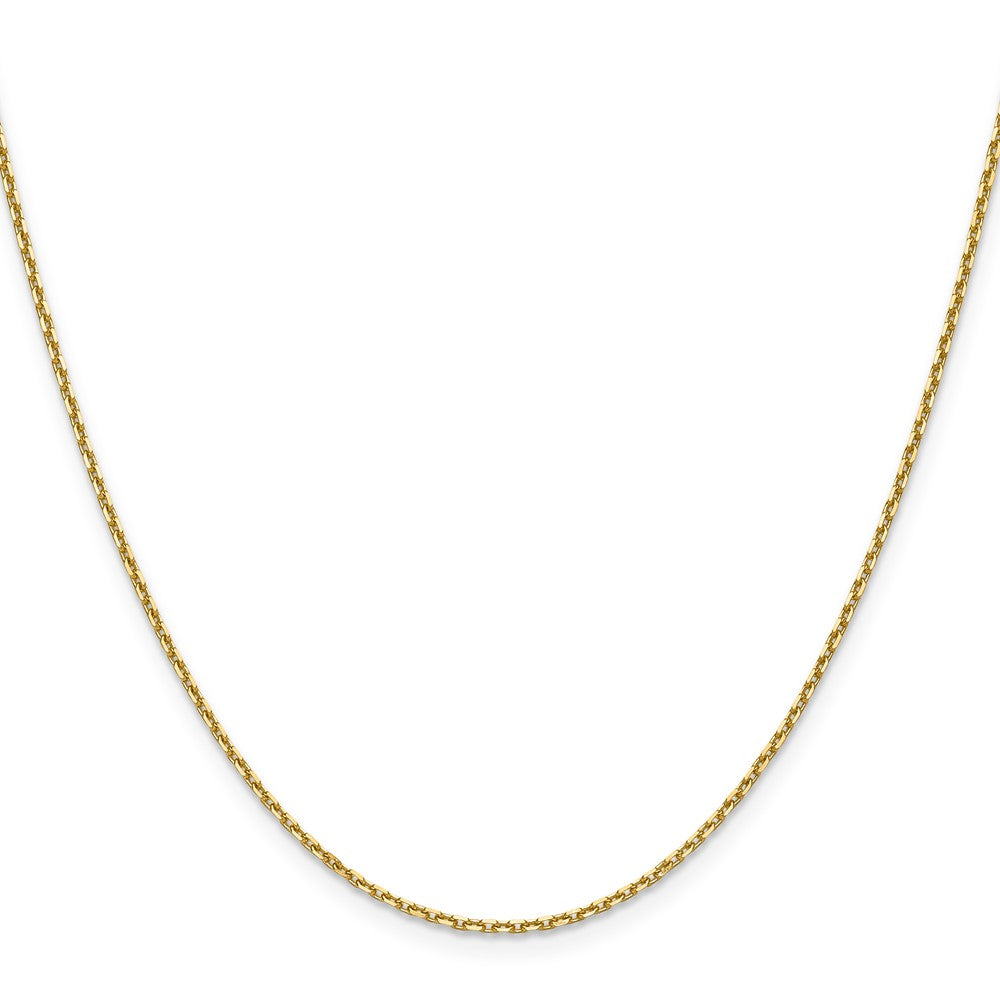 14K 1.5mm D/C Square Cable Chain