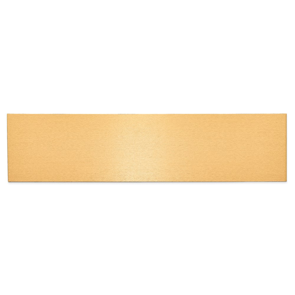 1 7/8 x 7 1/2 Copper Aluminum Plates-Set of 6