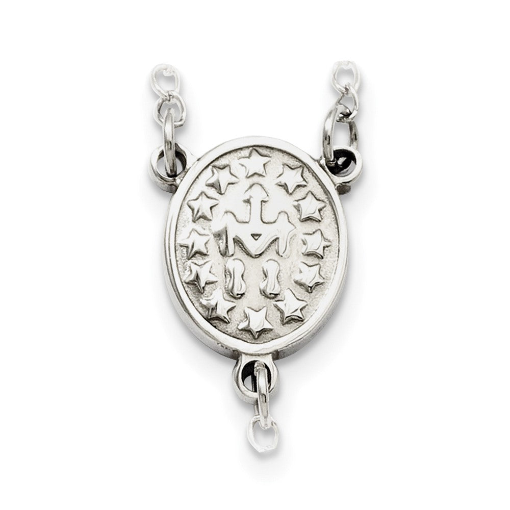 Stainless Steel Polished 4mm Bead Rosary Necklace Jewelry Gifts for Women