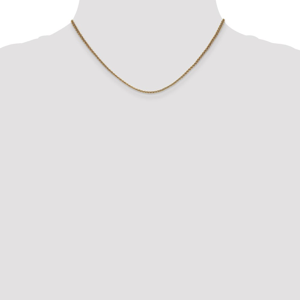 14K 1.65mm Spiga Chain