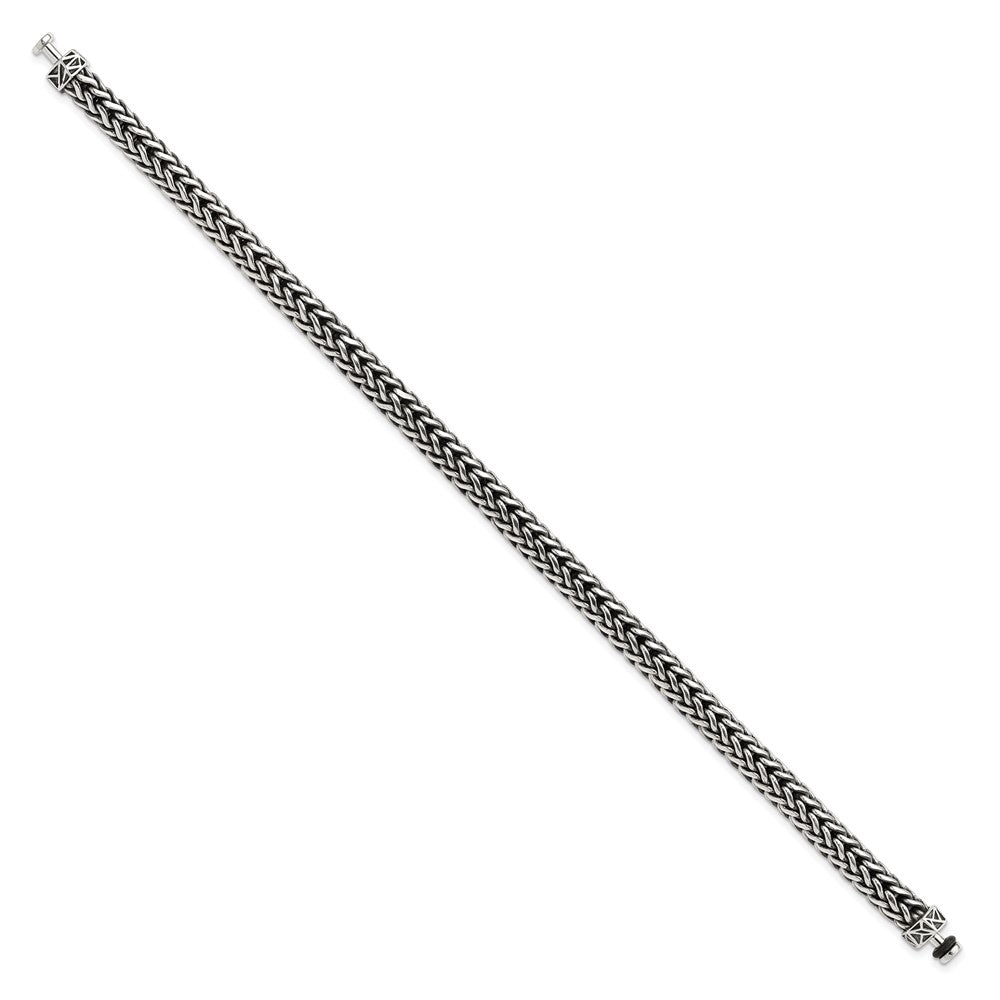 Sterling Silver Reflections 6mm Wheat Chain 8.5in Bracelet/Bead not included, sold seperately