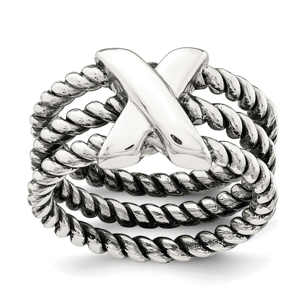 Sterling Silver Oxidized Ring