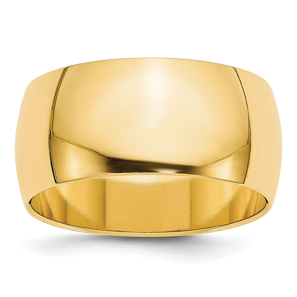 14KY 9mm Half Round Band Size 7
