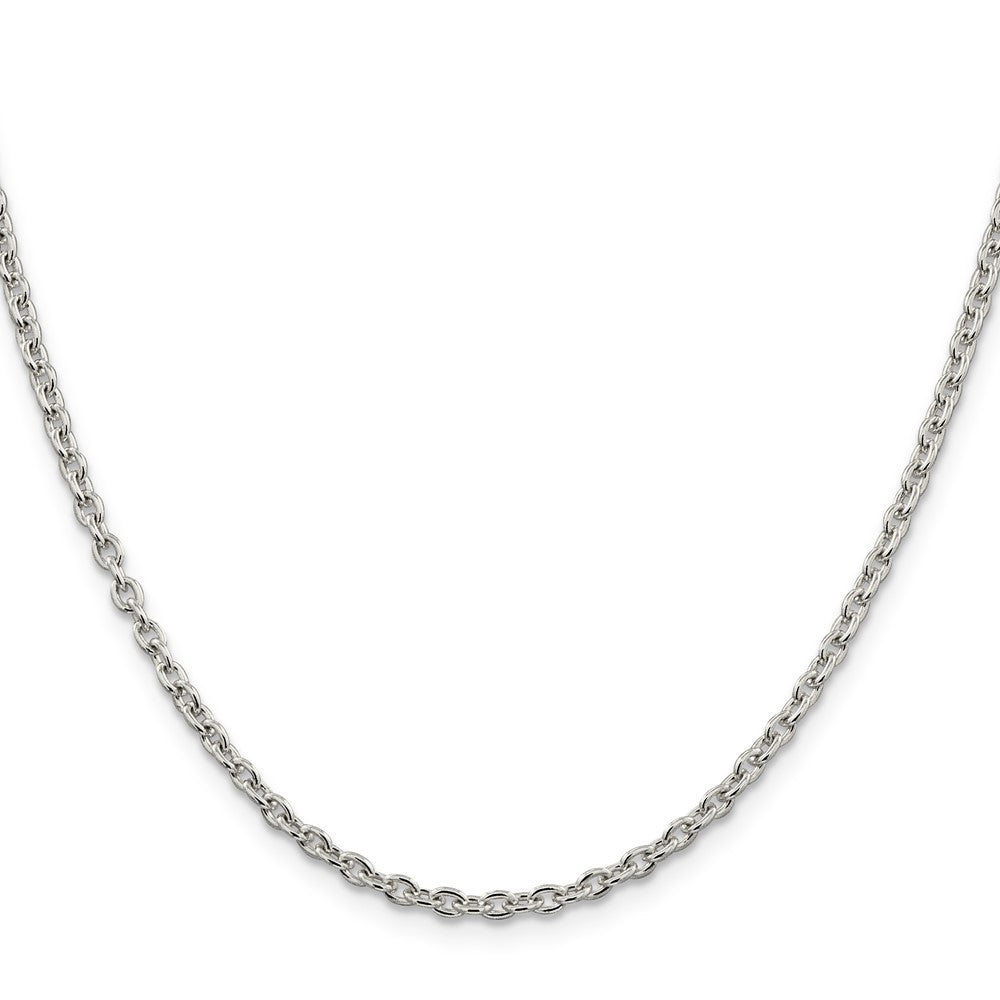 Sterling Silver 2.75mm Cable Chain 28 Inches