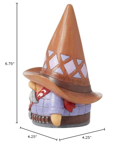 Enesco Jim Shore Cowboy Gnome, Figurine, 6.75in H