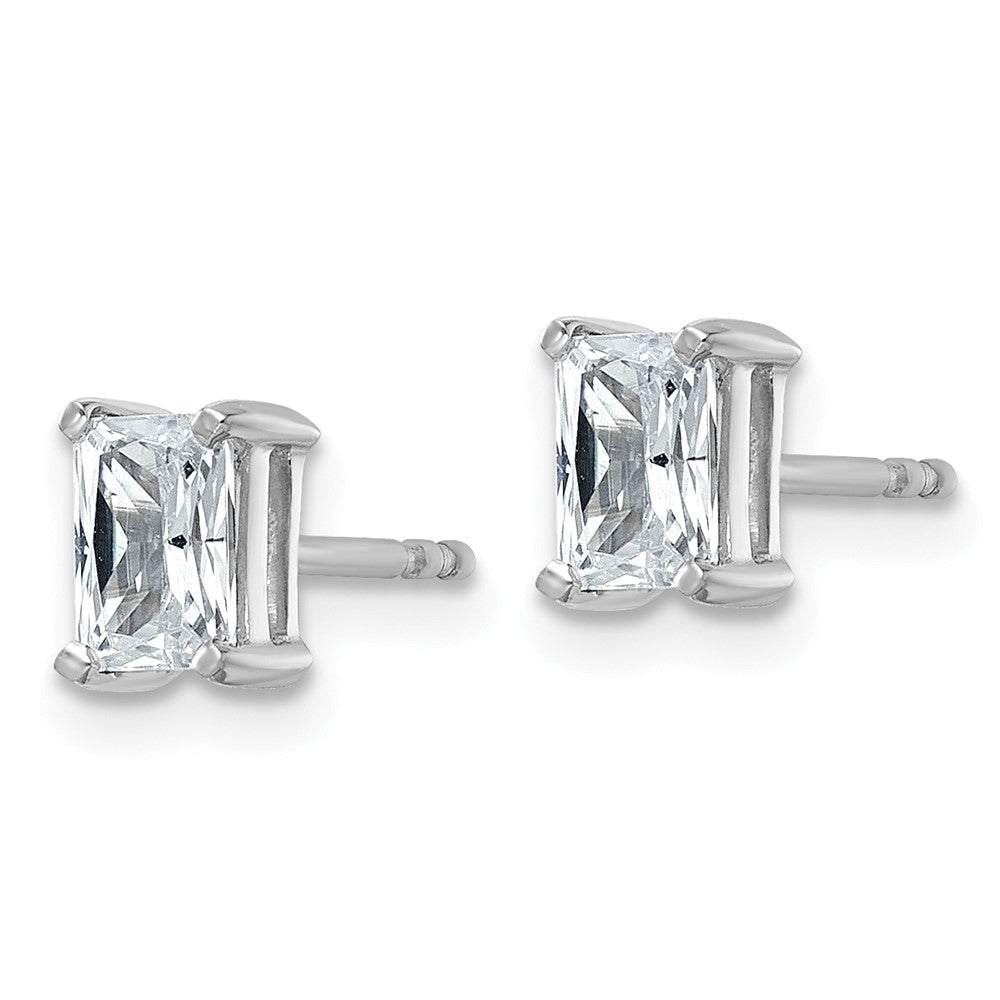 14kw 5.05x4.05mm Radiant Earring Mounting
