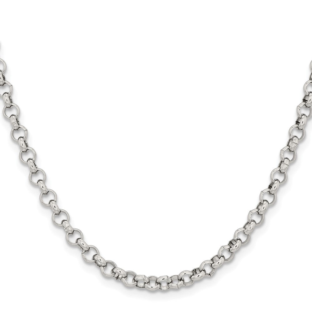 Stainless Steel Polished 4.6mm 36in Rolo Chain
