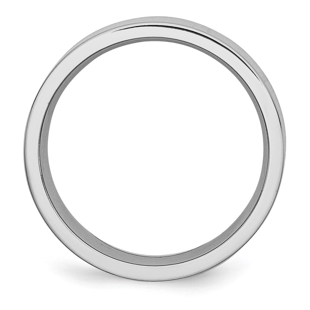 Cobalt Flat Polished 7mm Band Size - 8.5