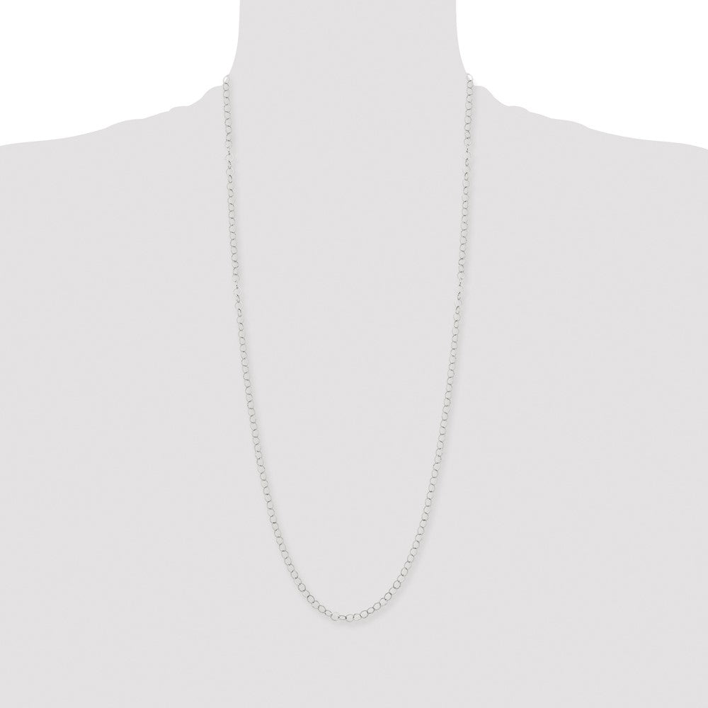 Stainless Steel Polished 22in Fancy Link Chain