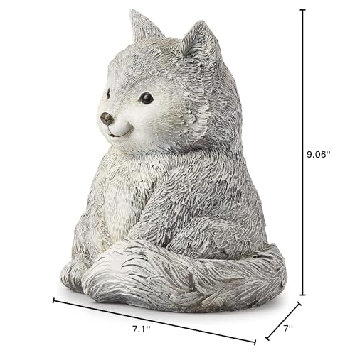 Home & Garden Fox Pudgy Pal Polyresin Garden Statue Decor Spring 14533 .