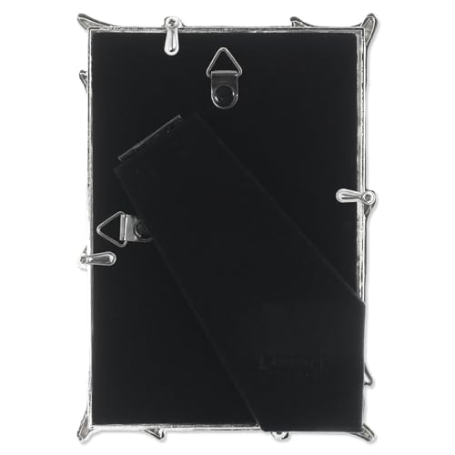 4x6 Silver Metal Picture Frame with Natural Branch Design
