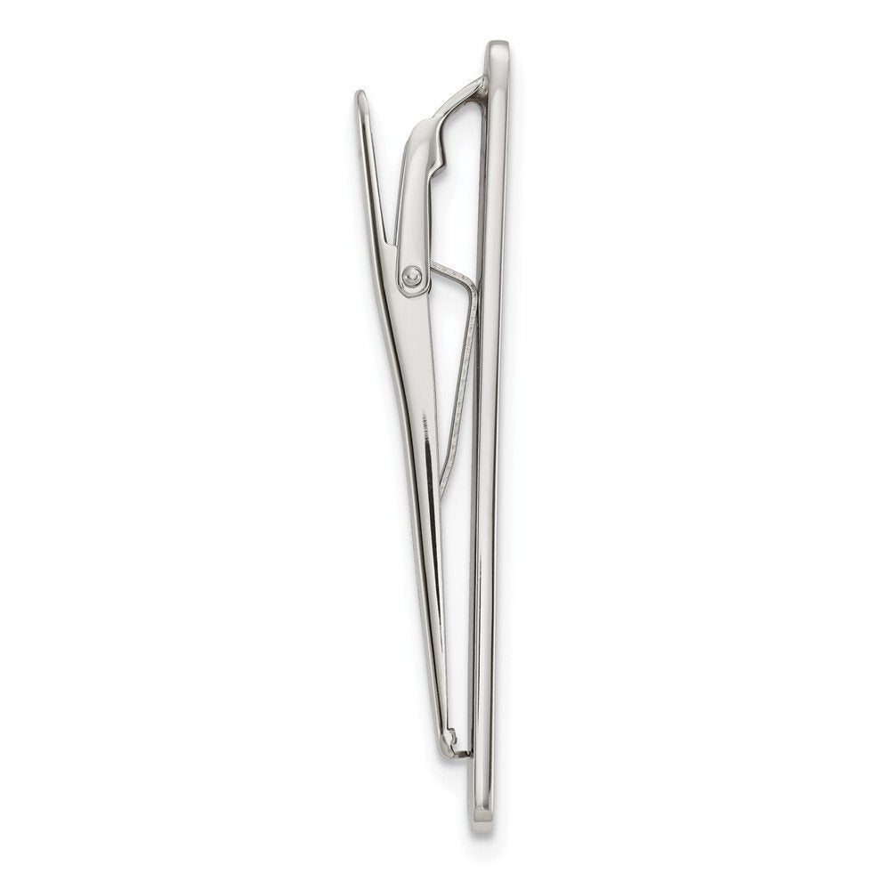 Chisel Stainless Steel Tie Clip