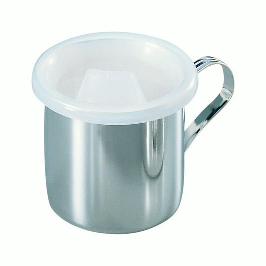 Contemporary Home Living 2.75" x 3.75" Straight Side Silver Baby Cup