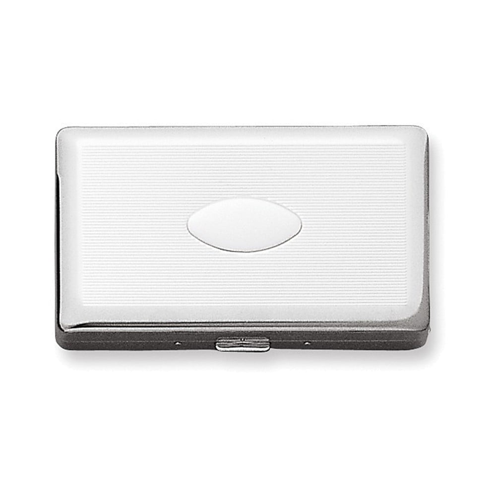 Silver-tone (Holds 20-120mm) Cigarette/Card Case
