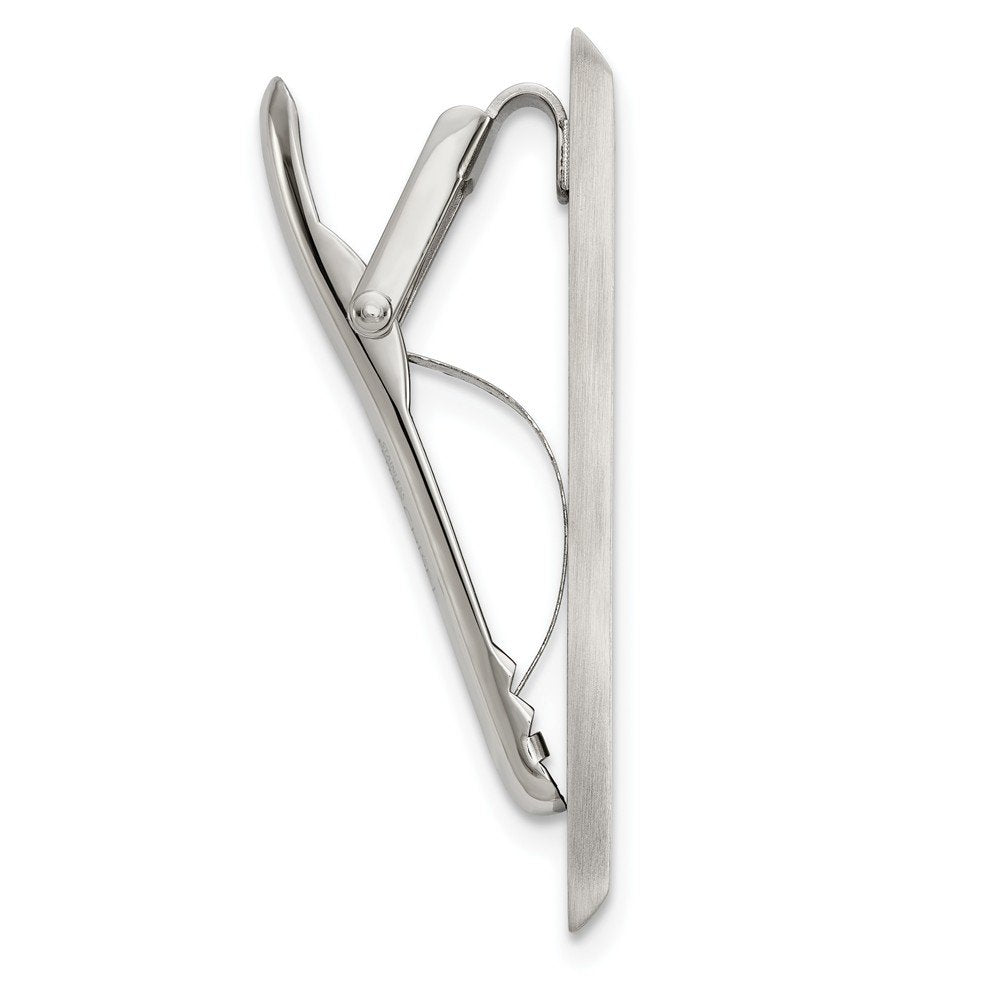 Chisel Stainless Steel Tie Clip