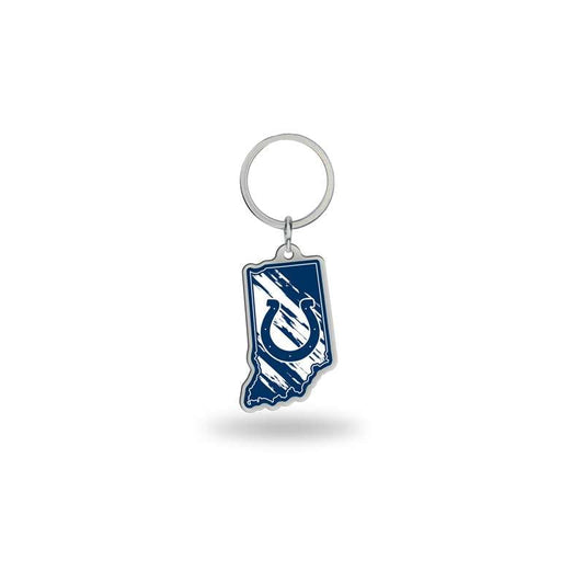 NFL Indianapolis Colts-Indiana State Shaped Key Ring QGC8045