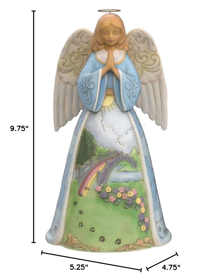 Enesco Jim Shore Heartwood Creek Rainbow Bridge Angel Figurine