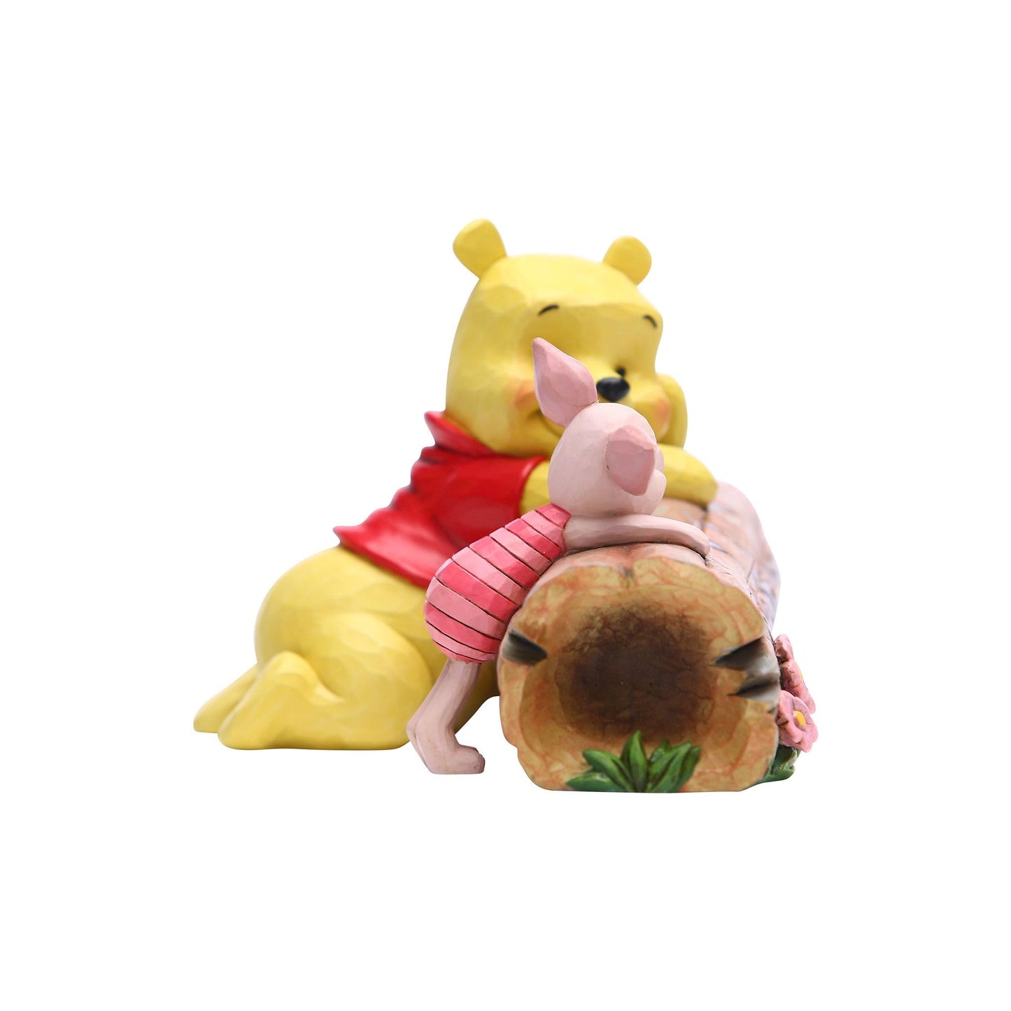 Enesco Disney Traditions by Jim Shore Pooh and Piglet by Log Figurine