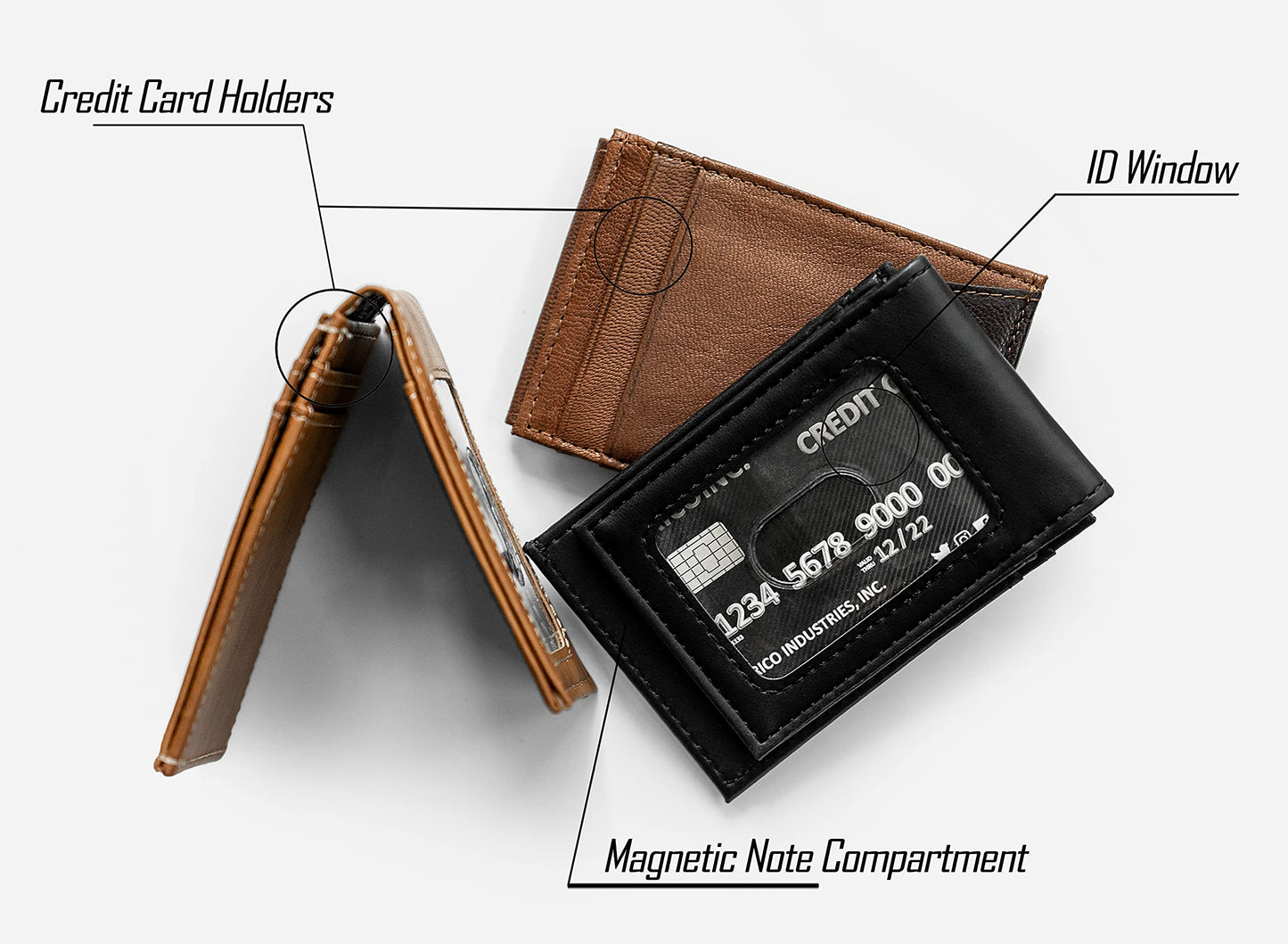 Cardinals - Az Laser Engraved Black Front Pocket Wallet