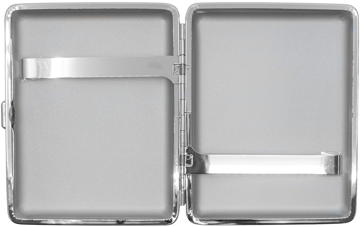Set of 2 Metal-Plated 100s Leather Cigarette Case & Stash Box (Crocodile Navy)