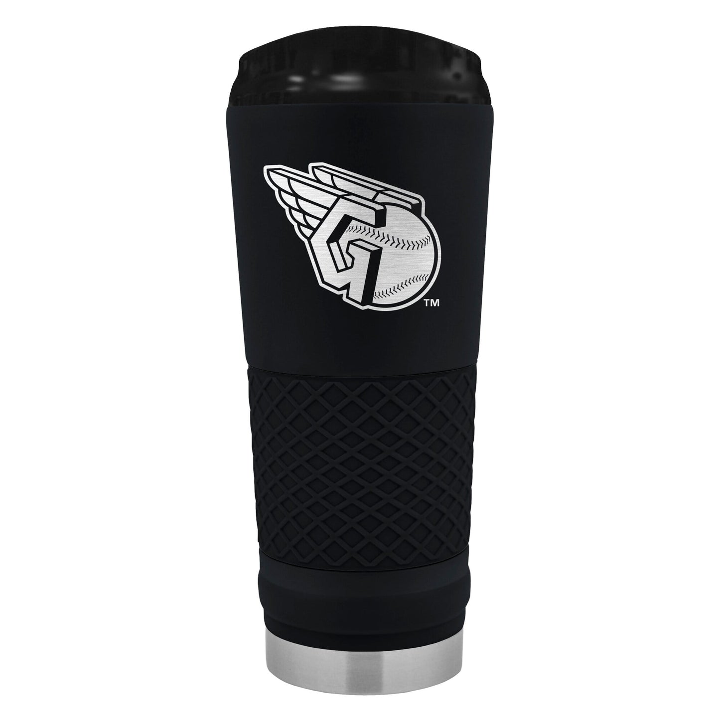 Black Cleveland Indians Stealth Matte 24oz Tumbler