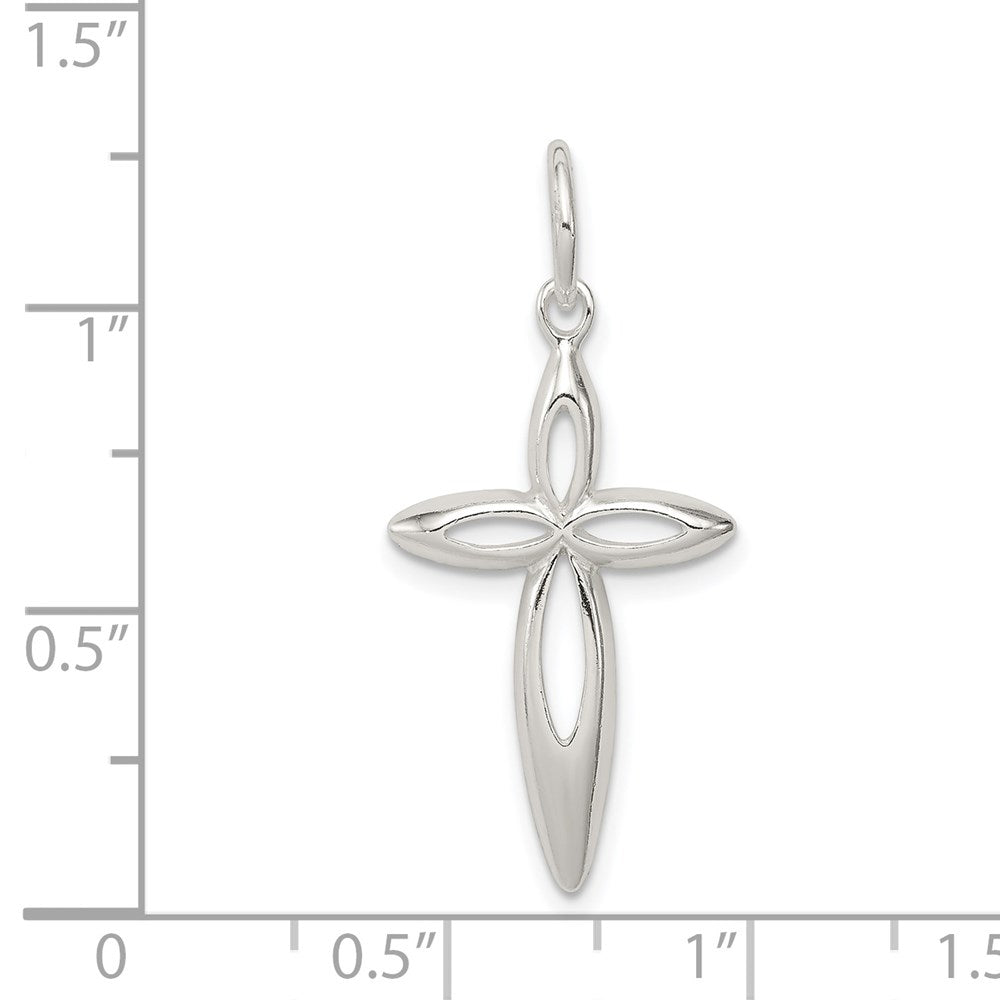 Sterling Silver Passion Cross Charm