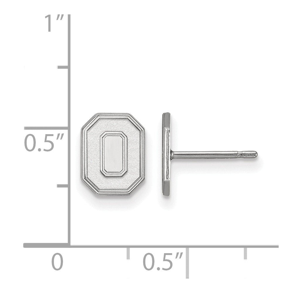 LogoArt Sterling Silver Ohio State University Xs Post Earrings Female Adult