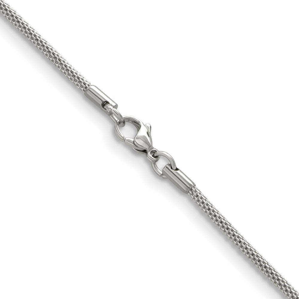 Stainless Steel Polished 2.5mm 20in Bismark Chain